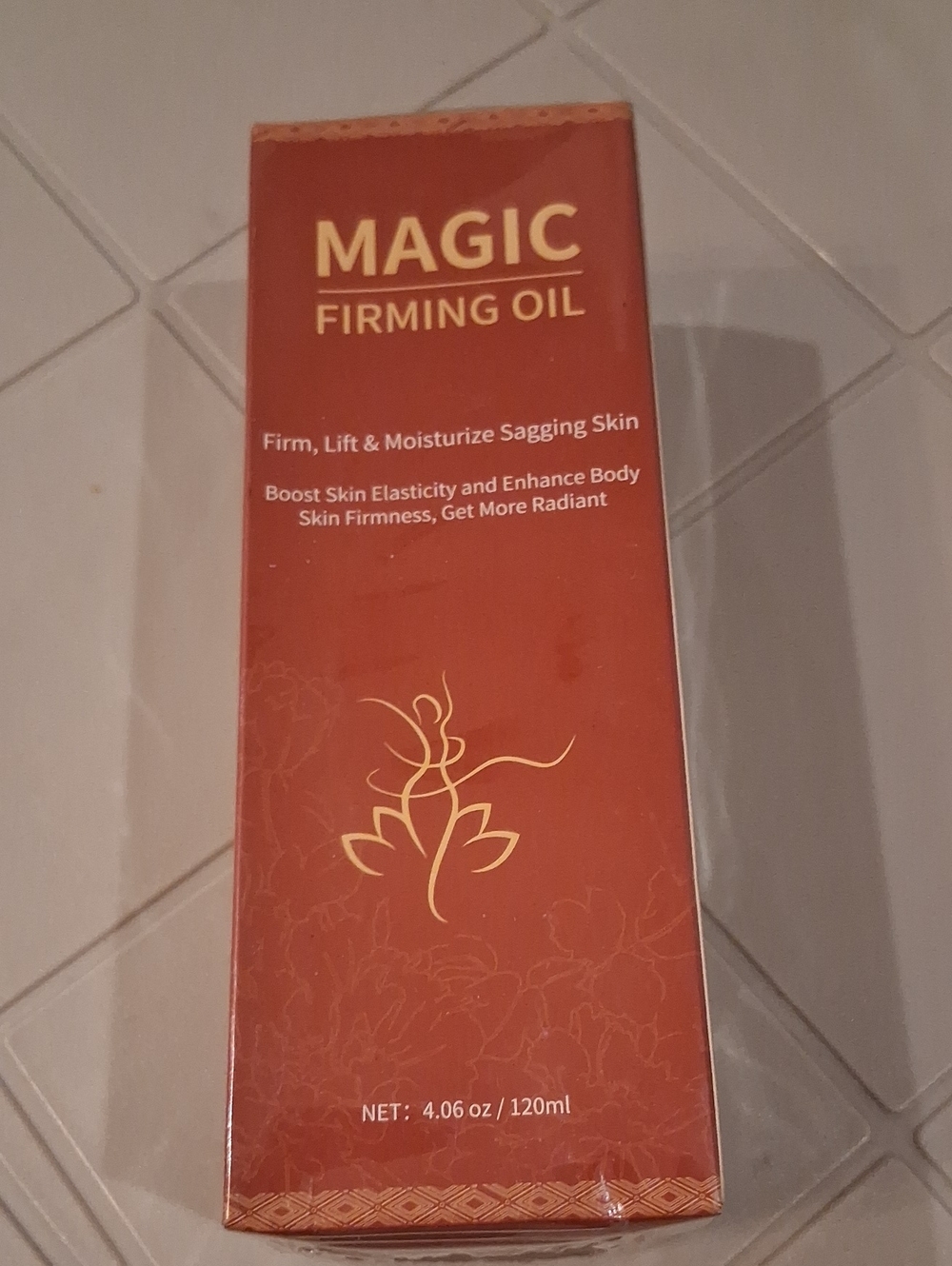 Magic Firming Oil - Red with Gold Accents